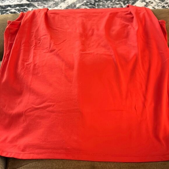 Talbots stretchy square neck red tank top. Size Medium. EUC - Picture 6 of 10